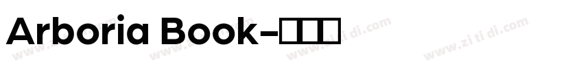 Arboria Book字体转换